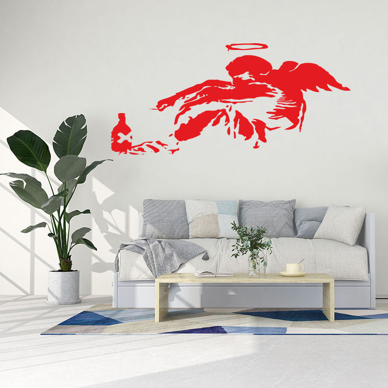 fallen angel wall art sticker decal