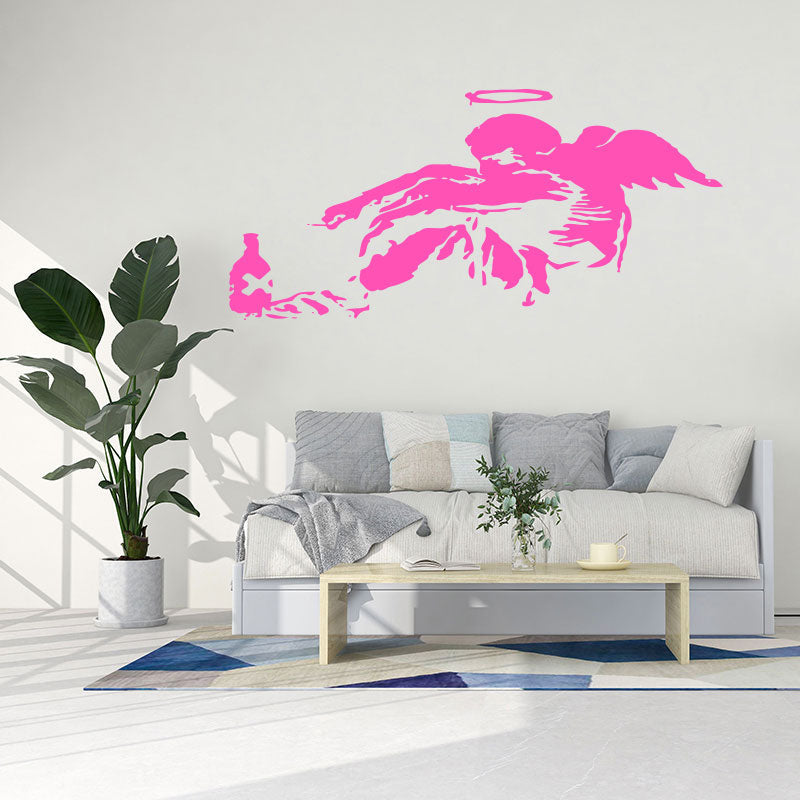 fallen angel wall art sticker decal