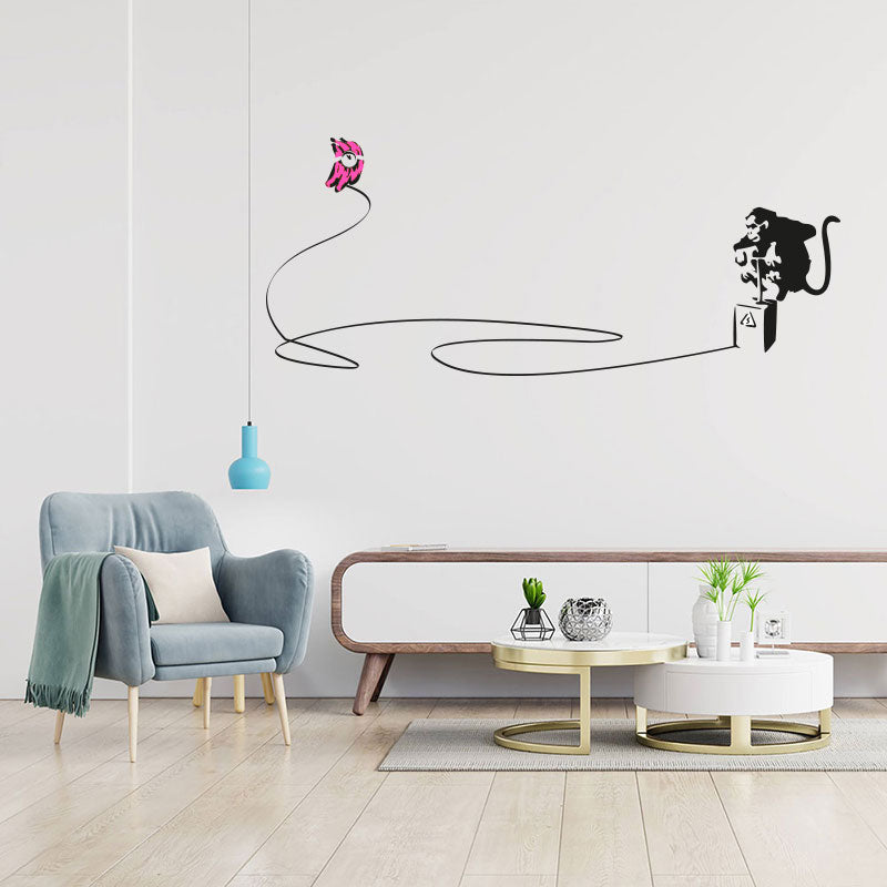 monkey detonator wall art sticker decal