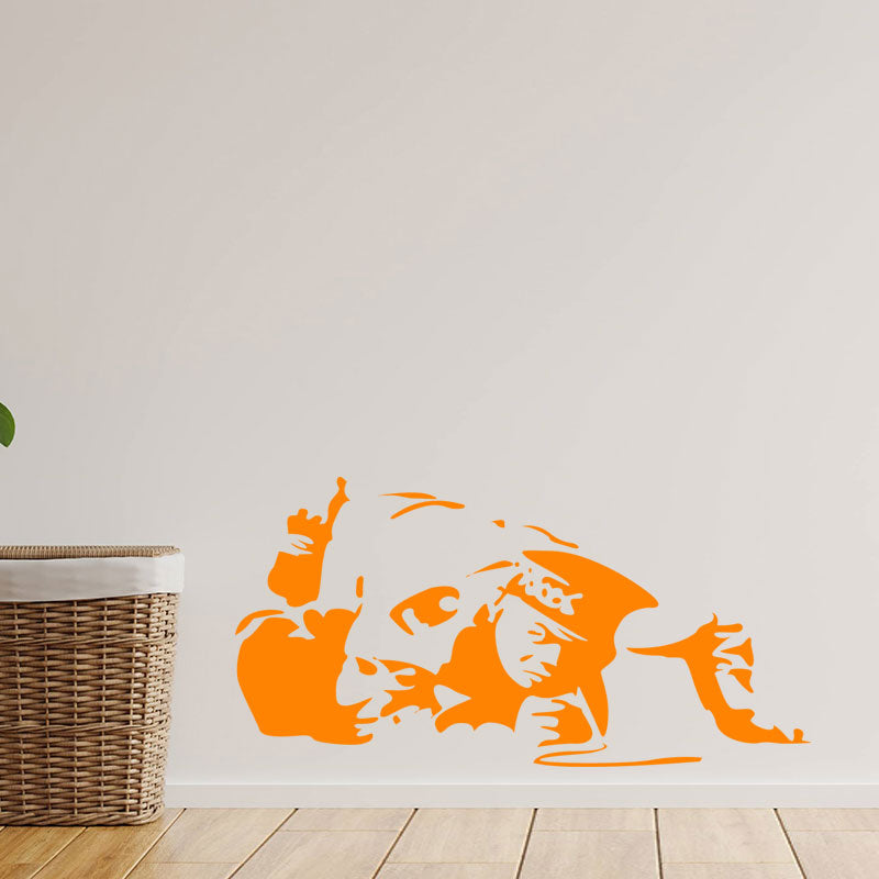 cocaine cop copper banksy vinyl wall sticke