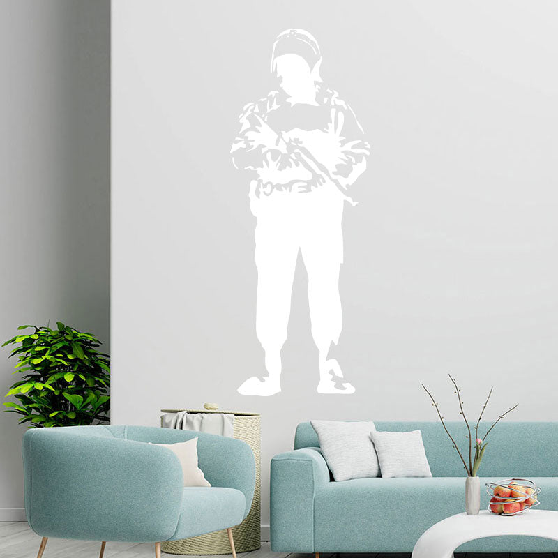 acid soldier banksy style wall sticker