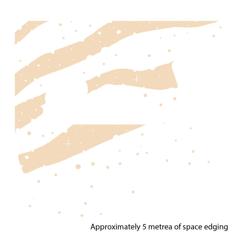 space scene edging wall sticker