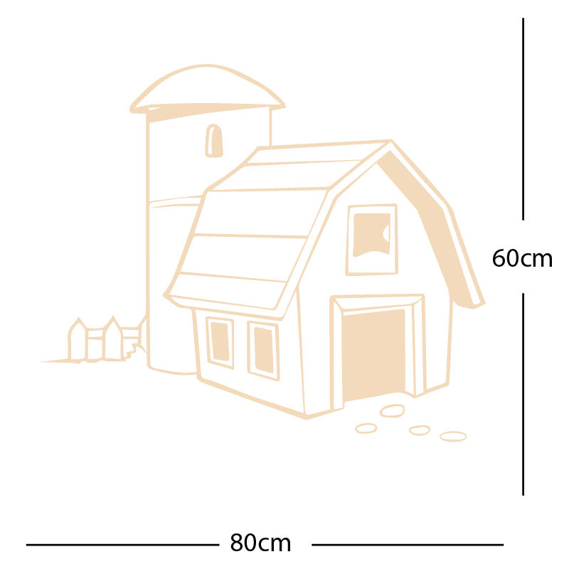 barn farmyard wall sticker