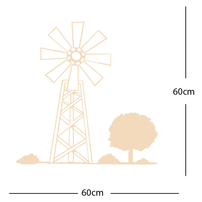 wind turbine wall sticker