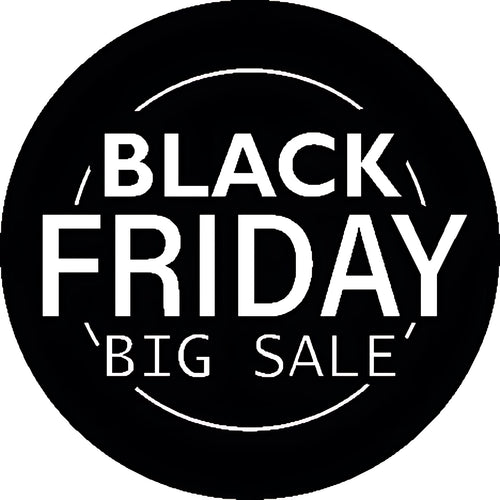 Black Friday Big Sale Round Window Stickers & Decals