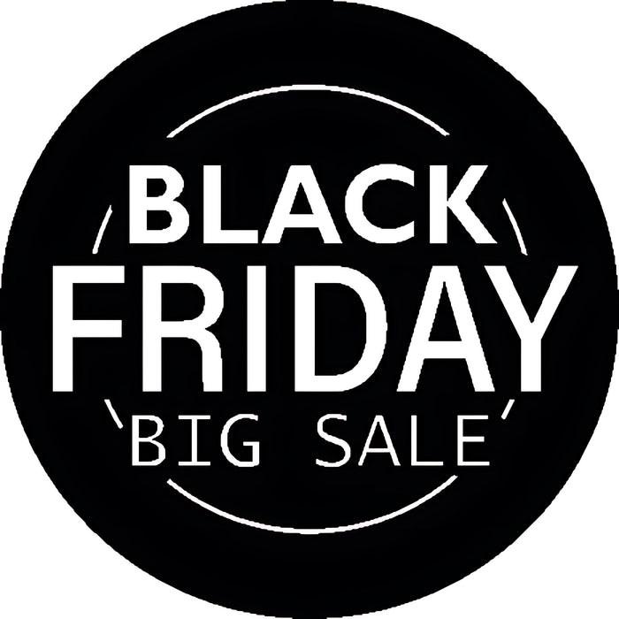 Black Friday Big Sale Round Window Stickers & Decals