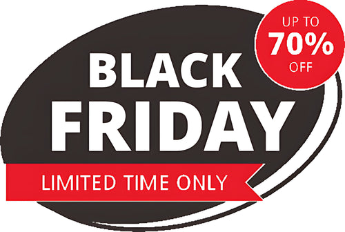Black Friday Limited Time Badge Window Stickers & Decals
