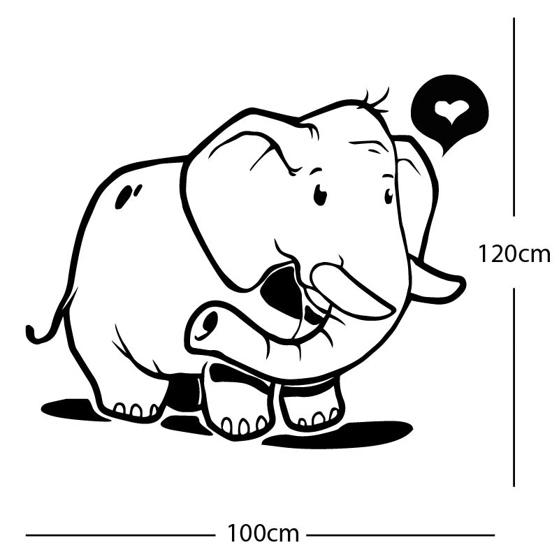 elephant wall sticker