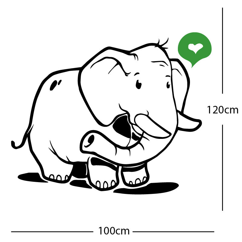 elephant wall sticker