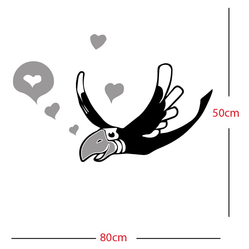parrot pirate theme wall sticker
