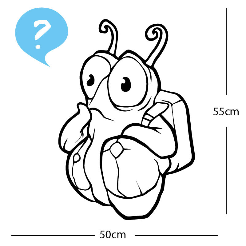 alien space theme wall sticker