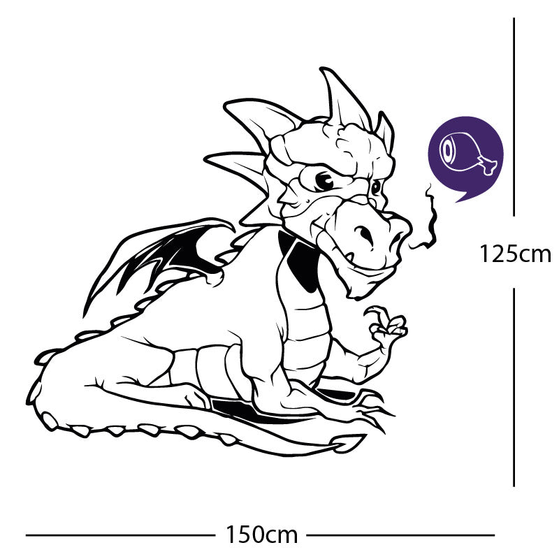 large dragon wall sticker