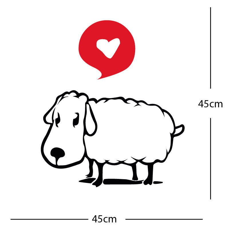 sheep wall sticker