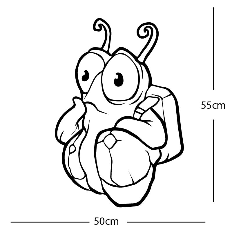 alien space theme wall sticker