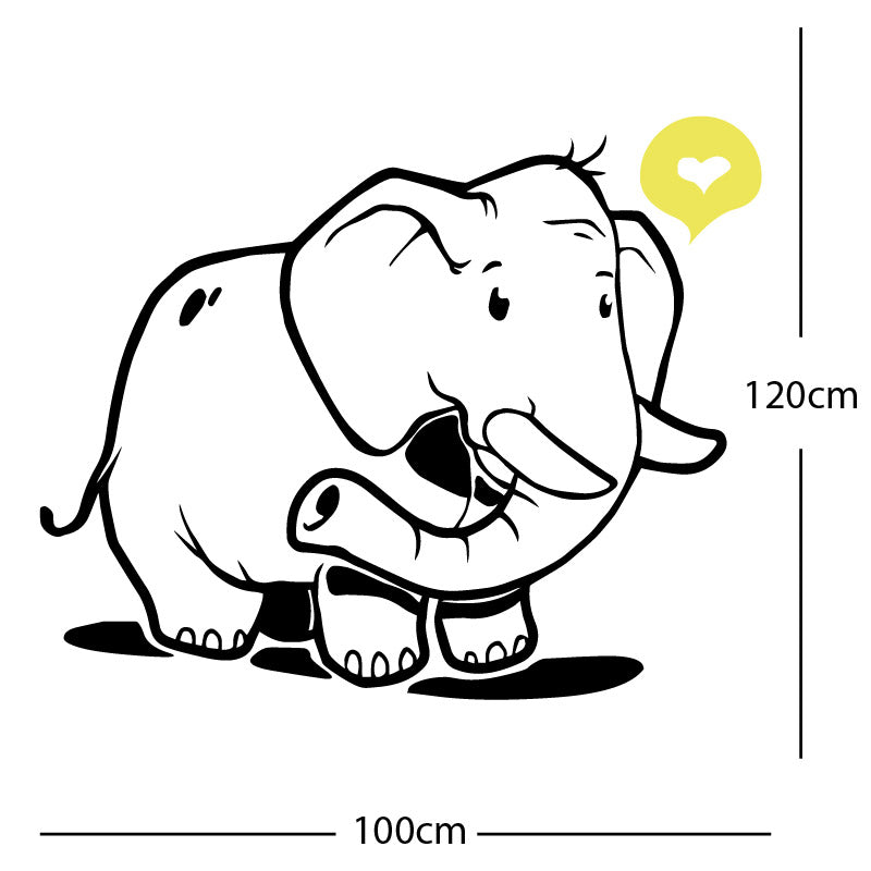 elephant wall sticker
