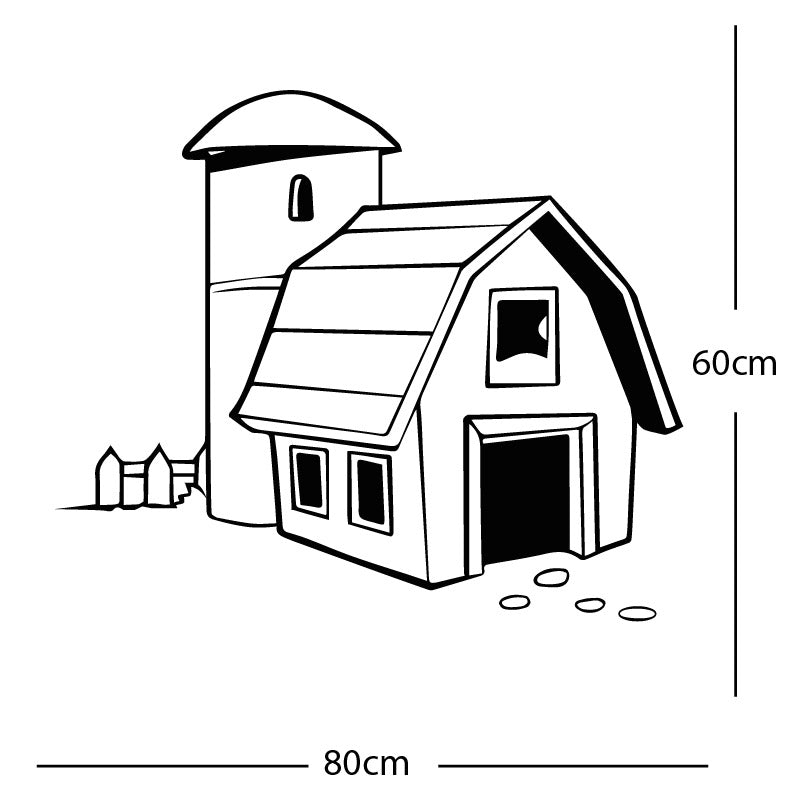 barn farmyard wall sticker