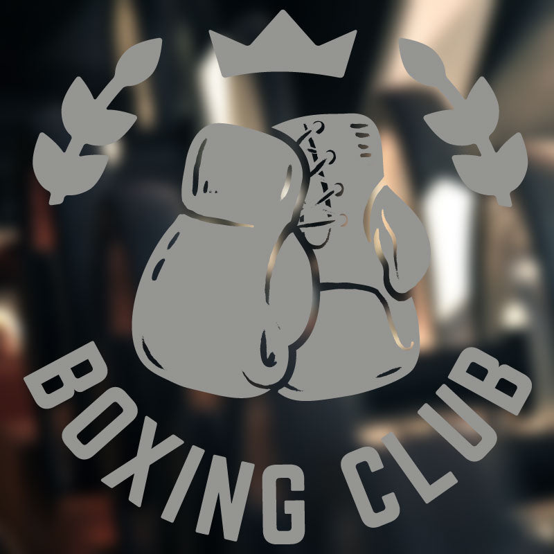 boxing motivation quote gym fitness wall sticker