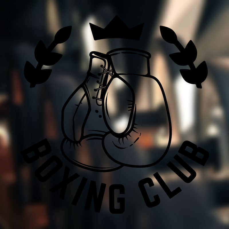 boxing motivation fitness sports art wall sticker
