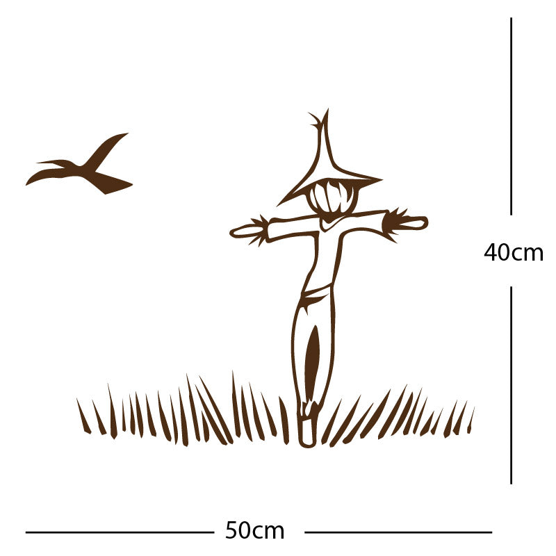scarecrow wall art sticker wall sticker