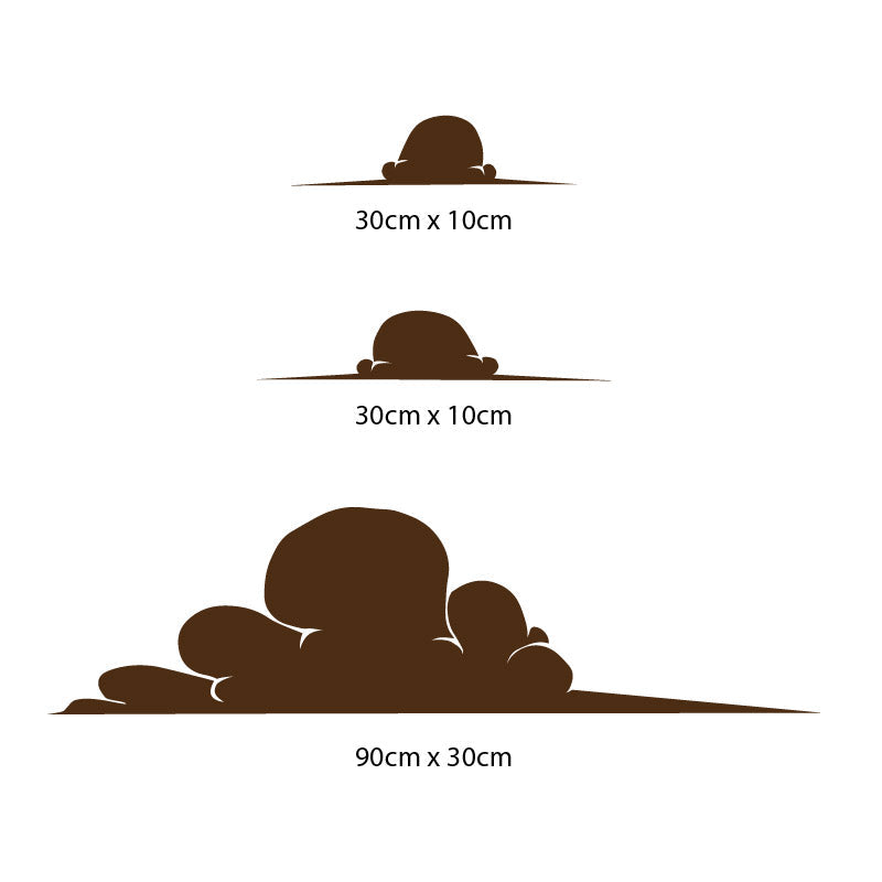 cloud element wall sticker