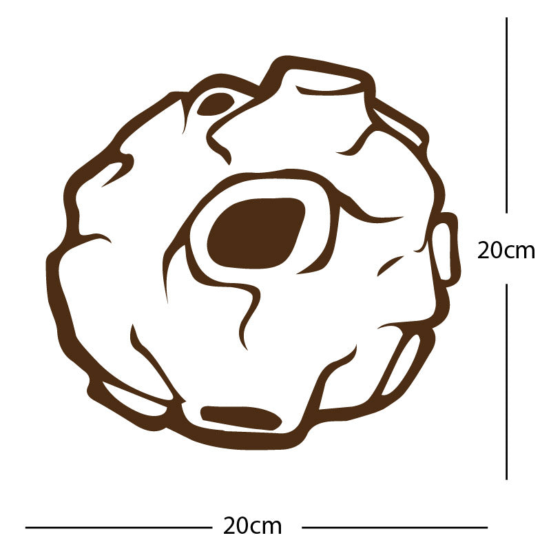 meteor wall sticker