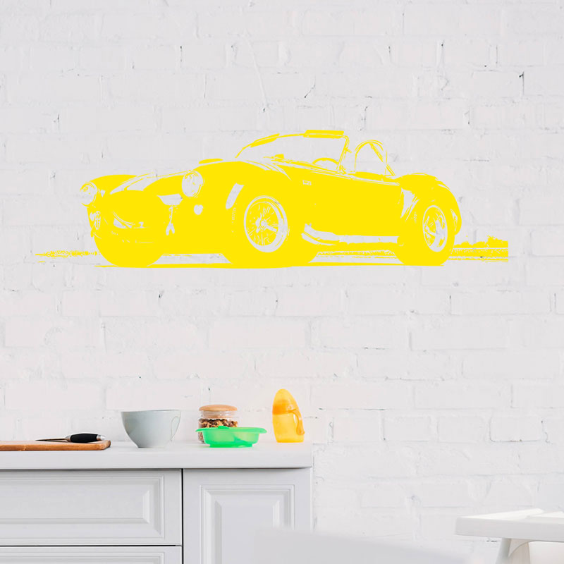 ac cobra wall sticker