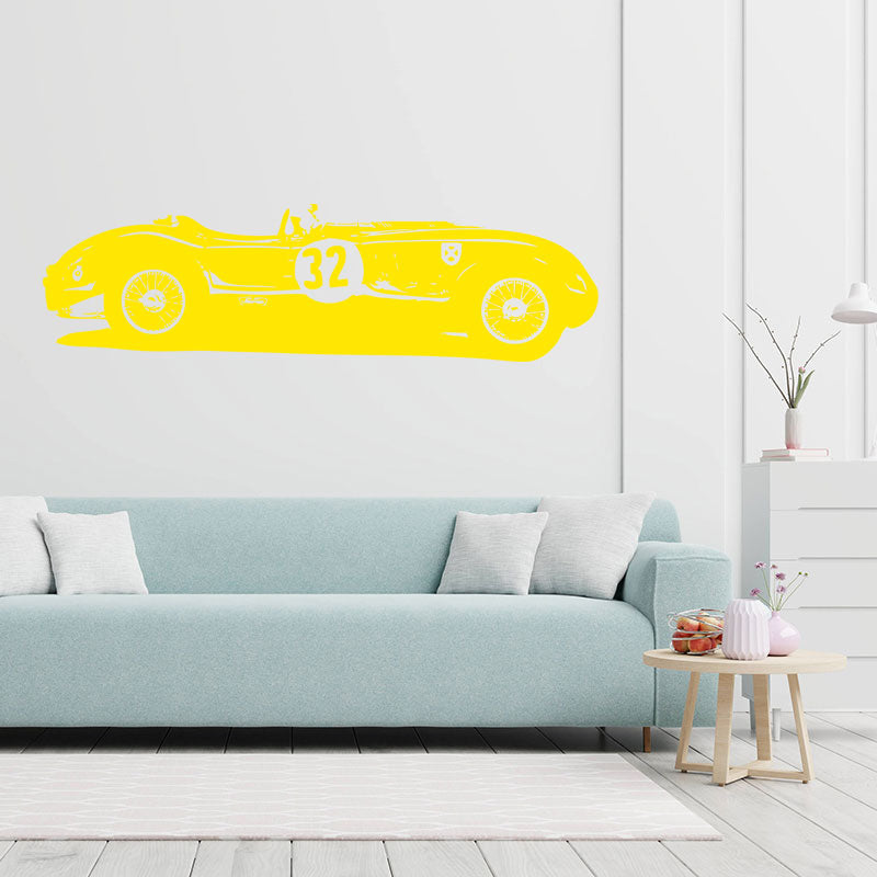 jaguar c type bedroom garage sticker