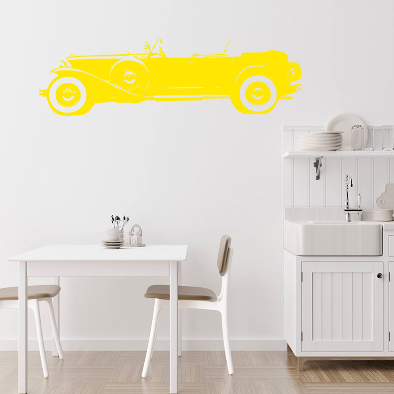 duesenberg vintage car boys bedroom garage sticker