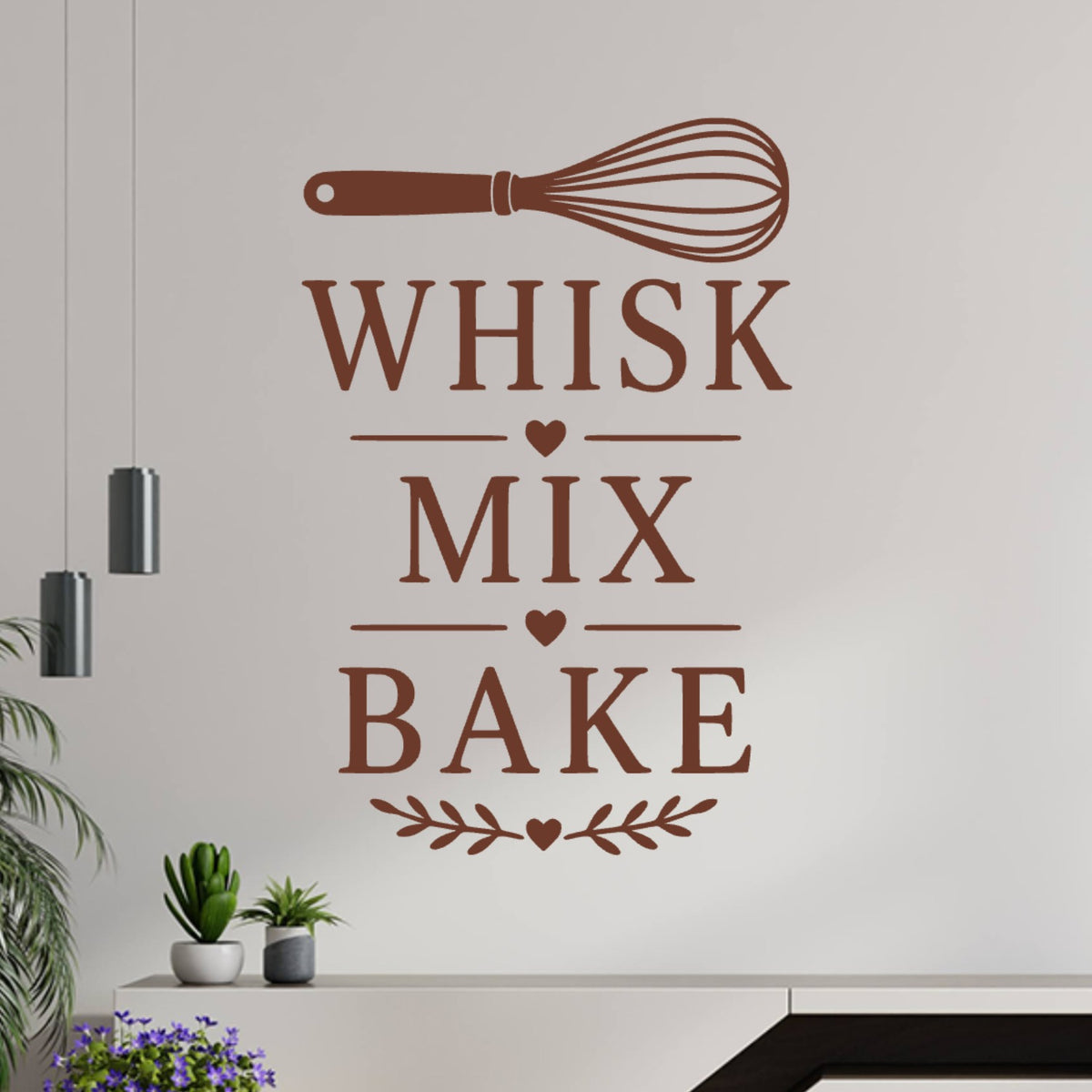 Whisk Mix Bake Wall Sticker – Baking Kitchen Decal