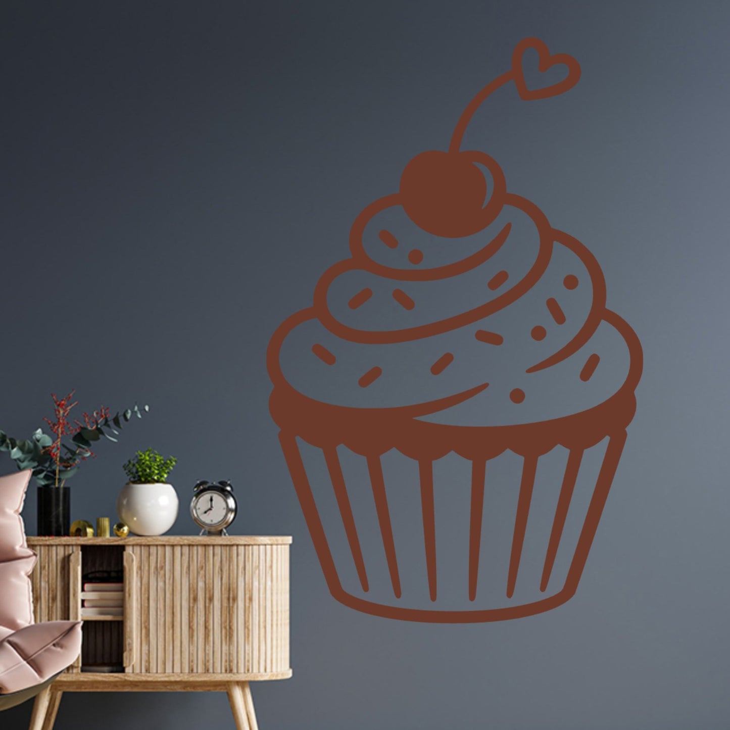 Cupcake Wall Sticker – Baking Kitchen Decal