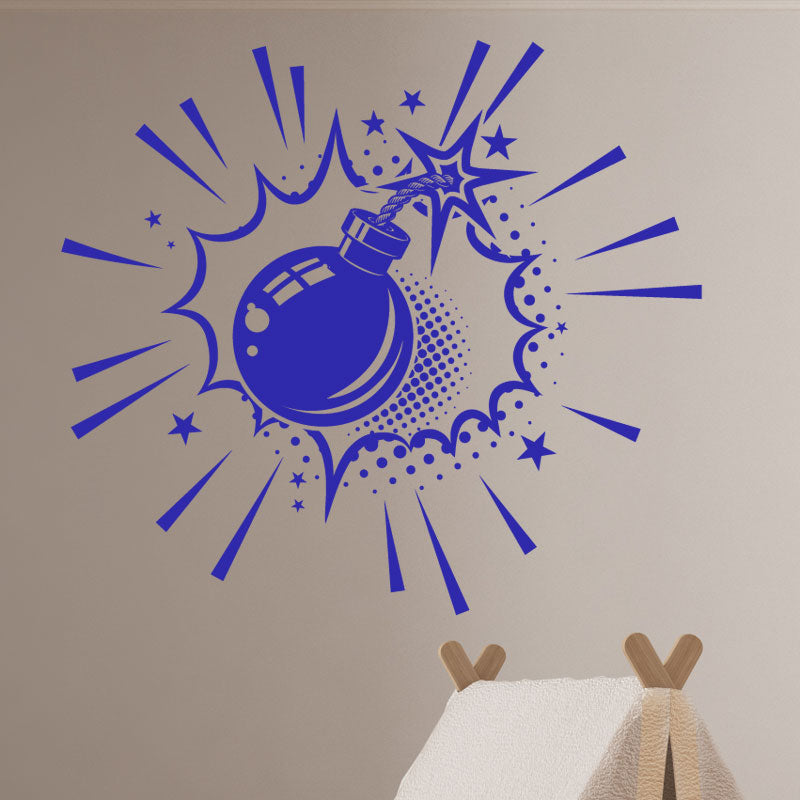 boom comic wall sticker