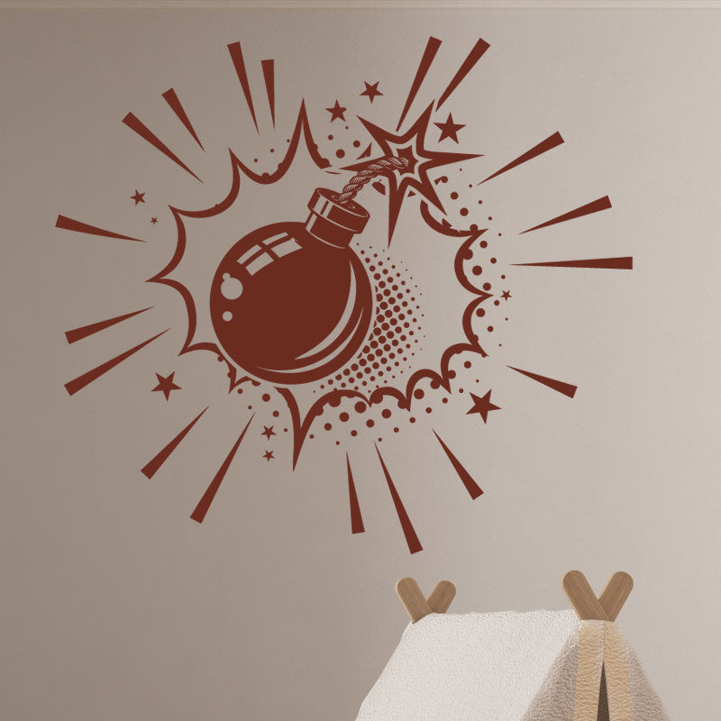 boom comic wall sticker
