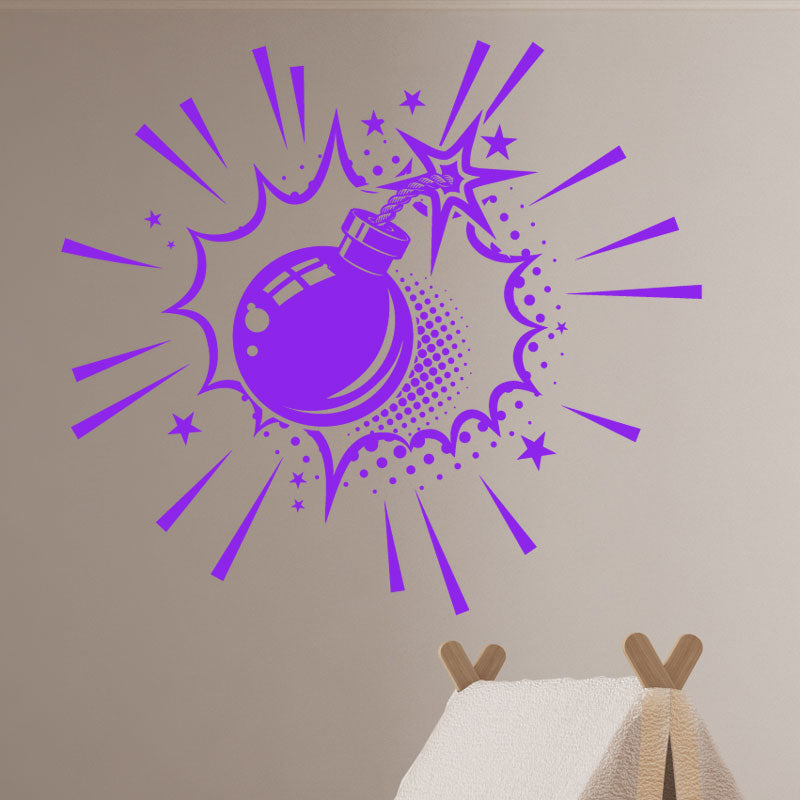 boom comic wall sticker
