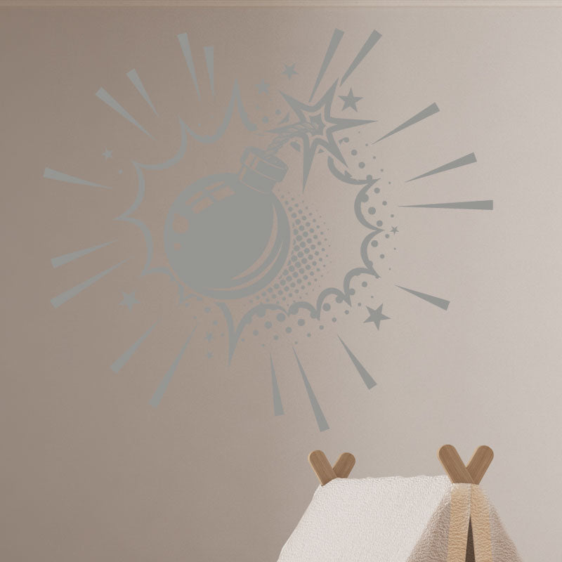 boom comic wall sticker