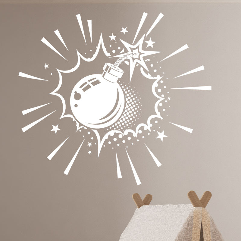 boom comic wall sticker