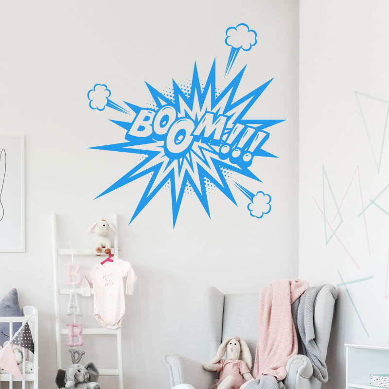 boom comic decal wall sticker