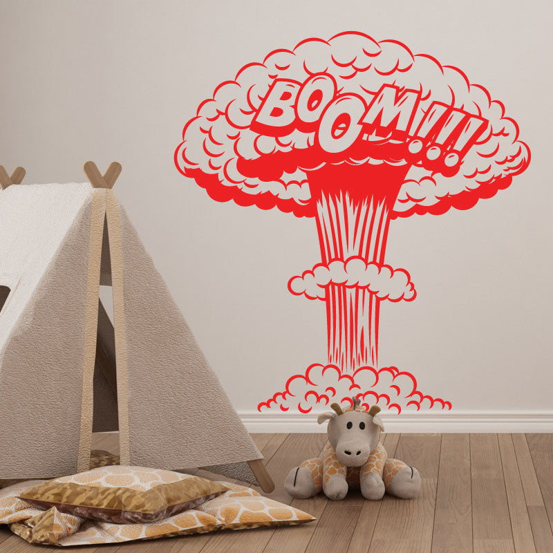 boom comic art wall sticker