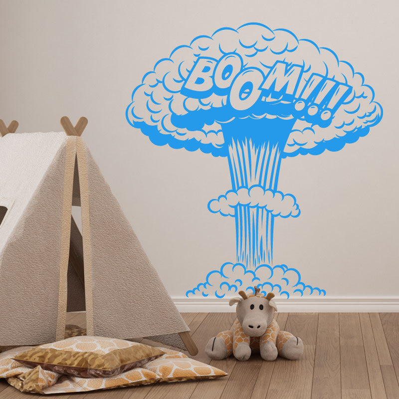 boom comic art wall sticker