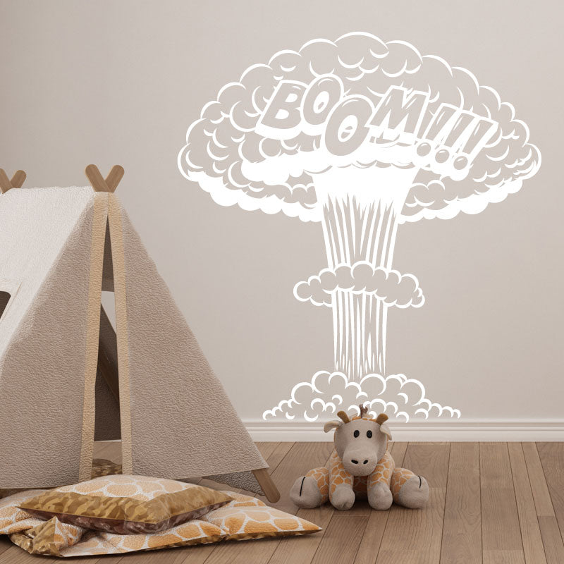 boom comic art wall sticker