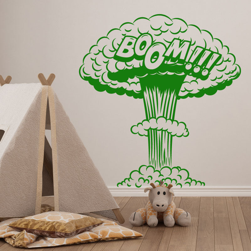 boom comic art wall sticker