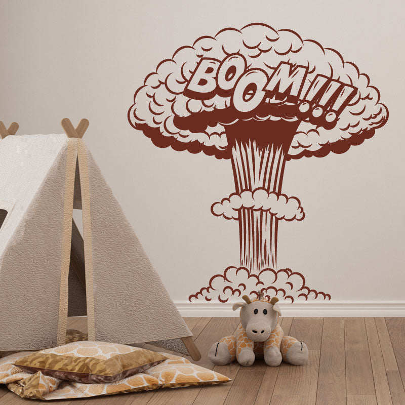 boom comic art wall sticker