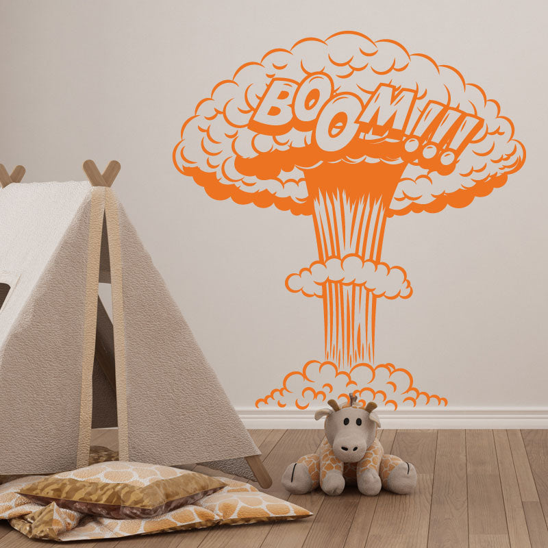 boom comic art wall sticker
