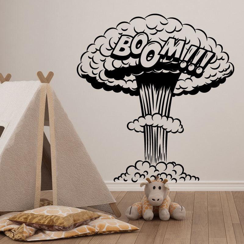 boom comic art wall sticker