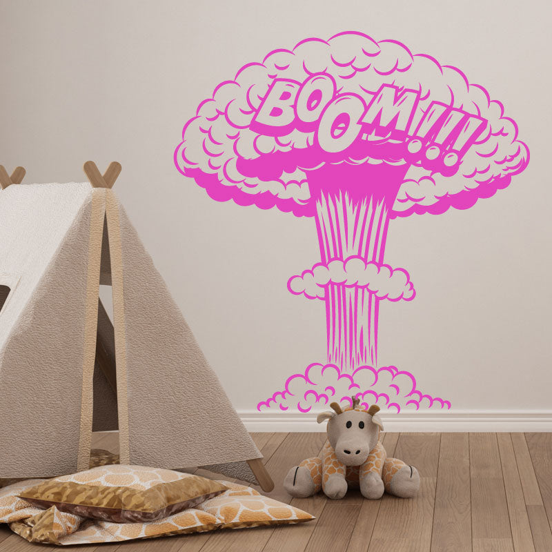 boom comic art wall sticker