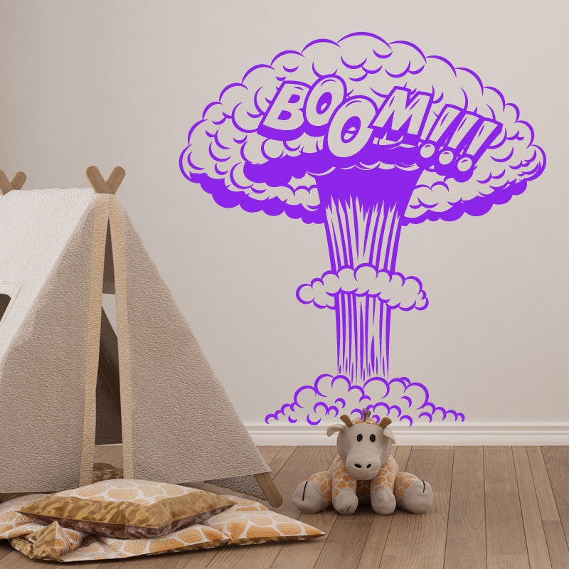 boom comic art wall sticker