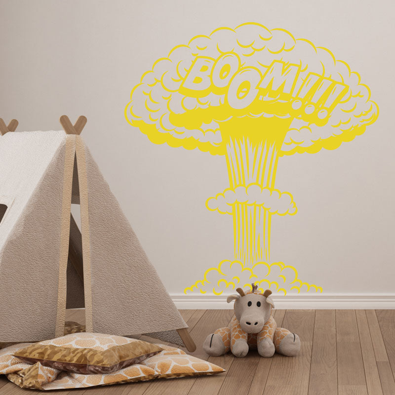 boom comic art wall sticker
