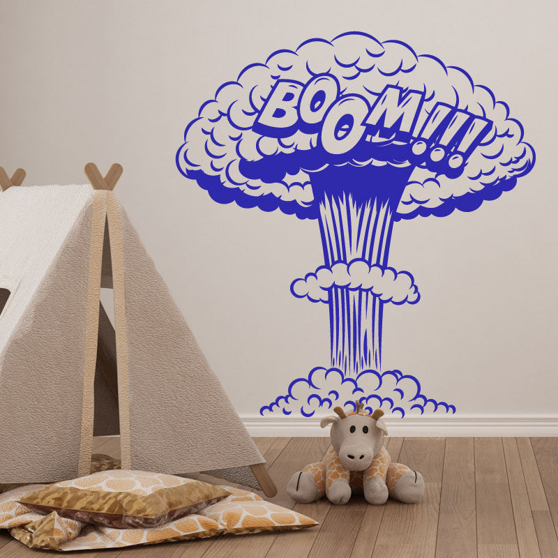 boom comic art wall sticker