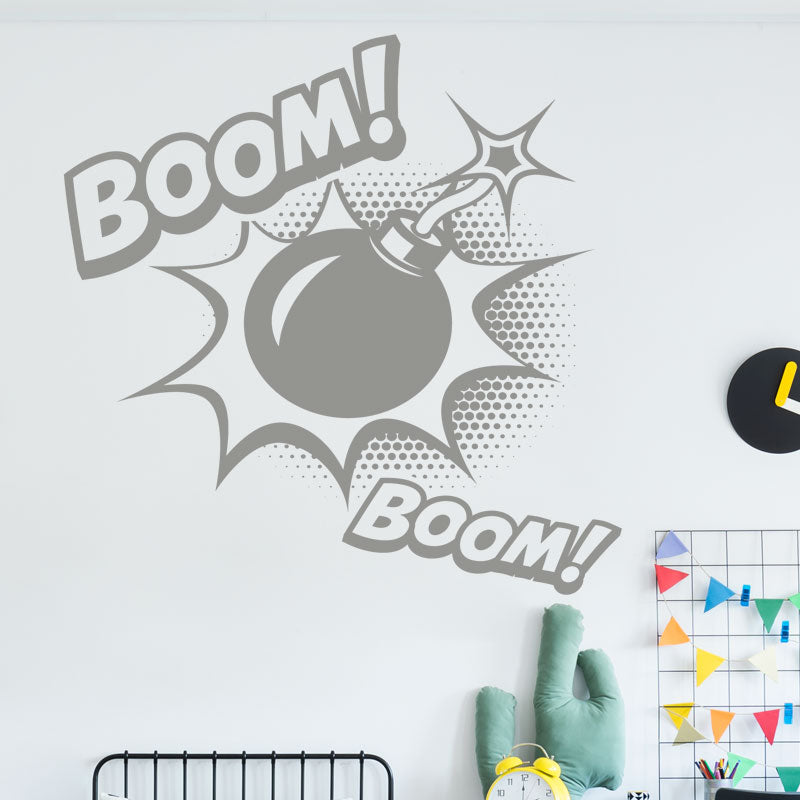boom superhero wall sticker