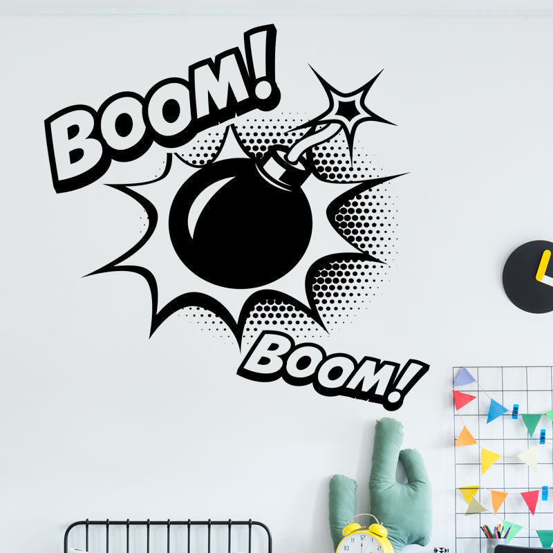 boom superhero wall sticker