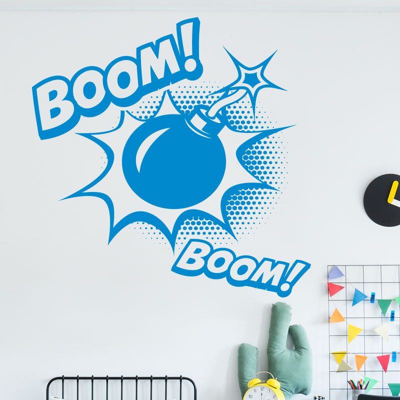 boom superhero wall sticker